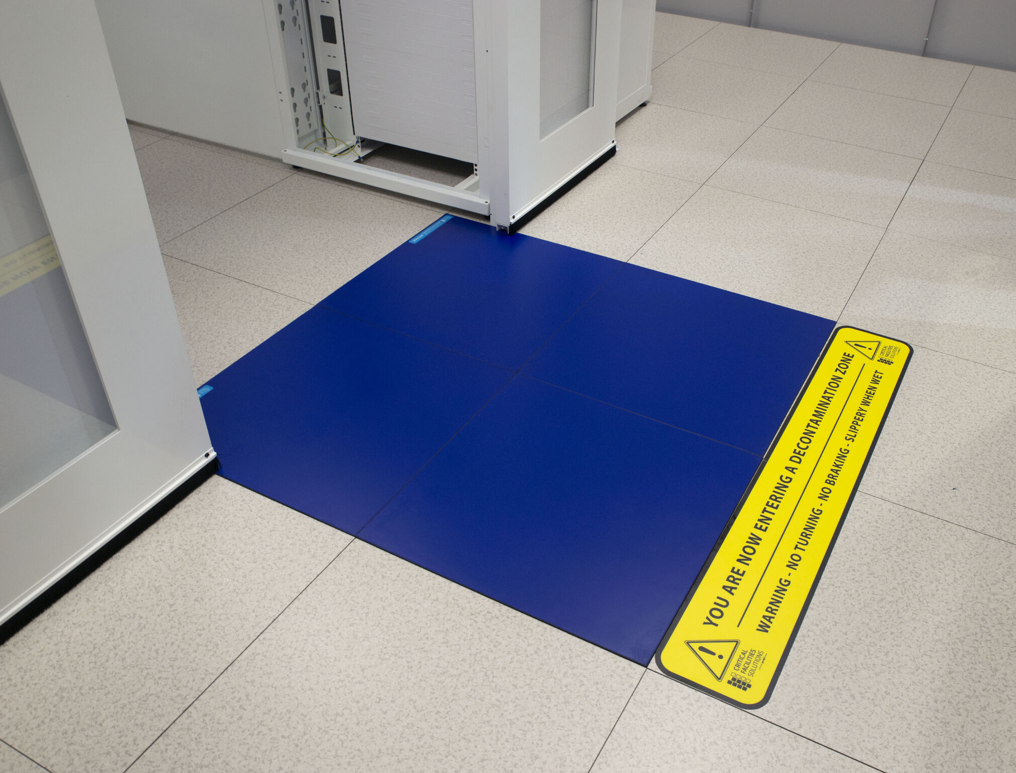 blue access tiles